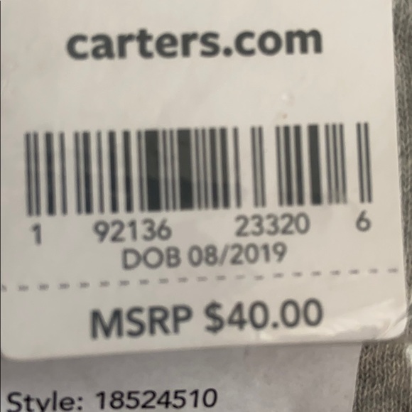 Carter’s NWT 3 piece warm set bears zip up hoodie - Picture 7 of 7